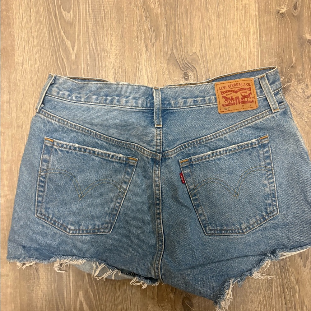 Levi's Women's Light Blue Jean Shorts